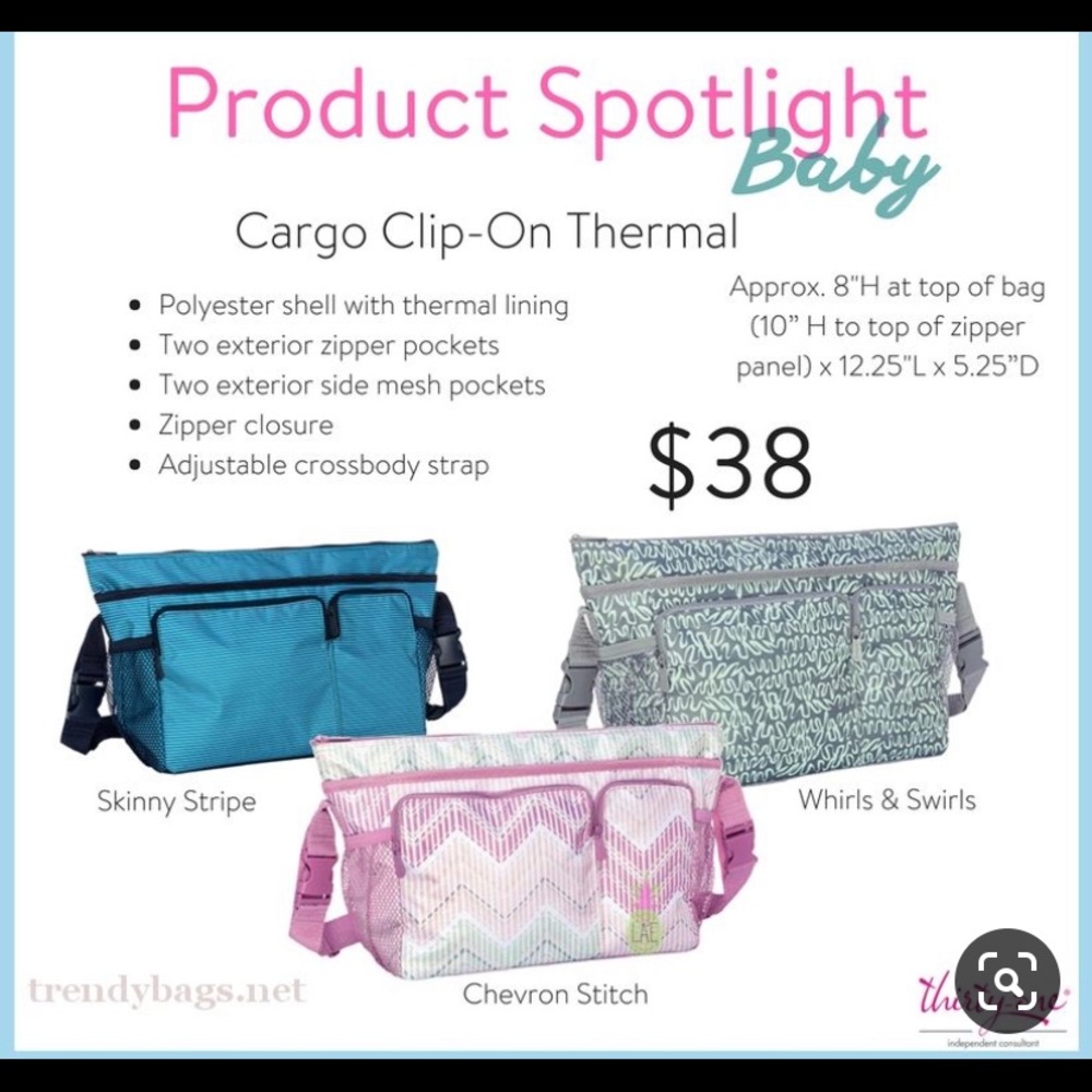 Thirty-One Baby Cargo Clip On Thermal